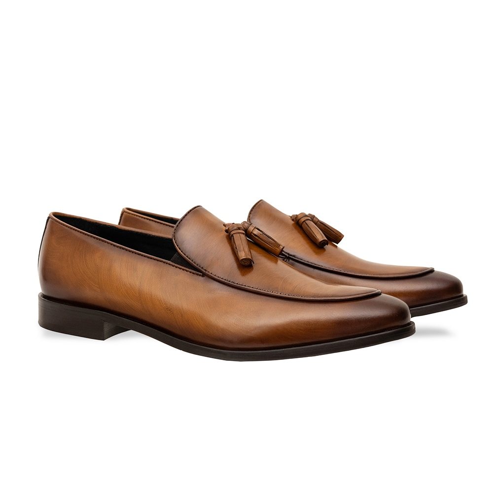 メンズ革靴ストレートチップ内羽根アーロンブラック